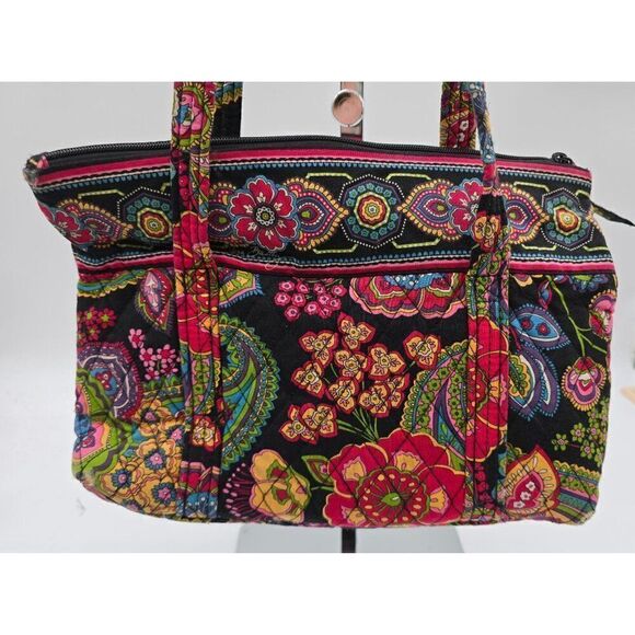 Vera Bradley Large Floral Print Handbag & Wallet Set - Picture 5 of 11